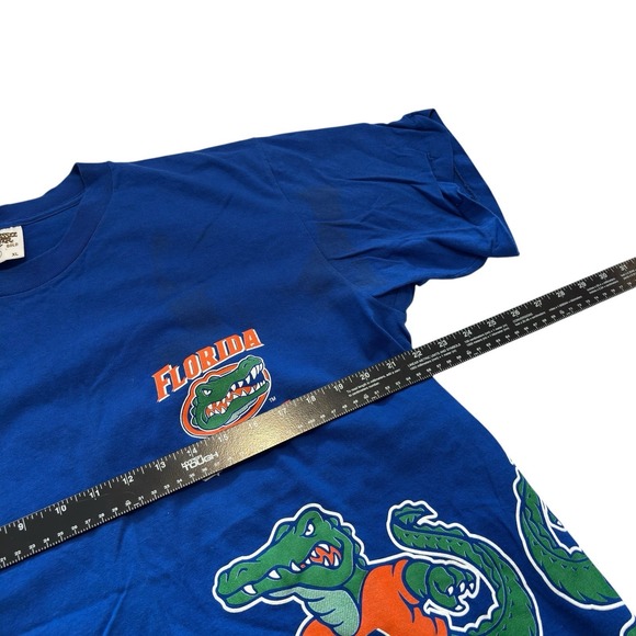 Vintage 1990s Tennessee River Gold Florida Gators Double Sided Tshirt XL RAH RAH - Picture 5 of 7